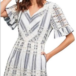 Anthro etttwa Eyelet Romper